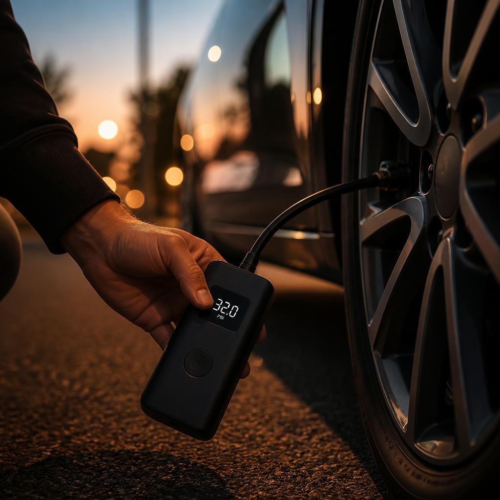 AirGo Pro · ניפוח צמיג רכב